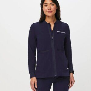 Figs Bellery Scrub Jacket - Navy